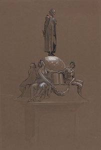 Design for et Shakespeare-minnesmerke av Walter Crane