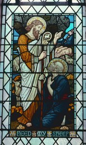 "Feed My Sheep" av Walter Crane (1845-1915) av Walter Crane