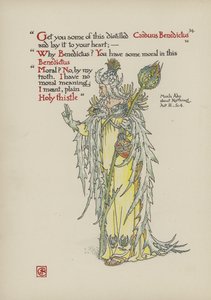 Blomster fra Shakespeares Garden av Walter Crane