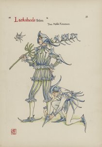 Blomster fra Shakespeares Garden av Walter Crane