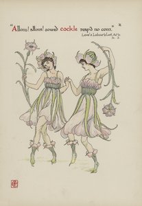 Blomster fra Shakespeares Garden av Walter Crane