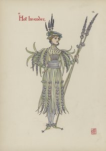 Blomster fra Shakespeares Garden av Walter Crane
