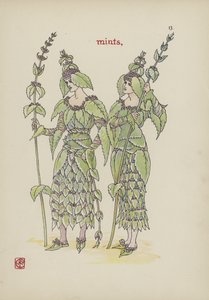 Blomster fra Shakespeares Garden av Walter Crane