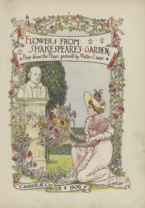 Blomster fra Shakespeares Garden av Walter Crane