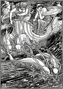 Illustrasjon for Faerie Queene, c1890, 1897 av Walter Crane