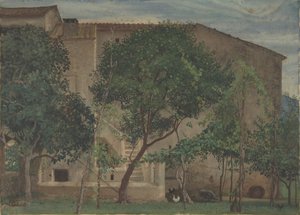 Italiensk gårdshus, 1871-3. av Walter Crane
