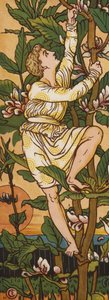 Jack og bønnestilken (farge litho) av Walter Crane