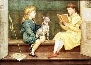 Lionel og Beatrice Crane av Walter Crane