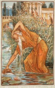 Midas with the Pitcher, illustrasjon fra 