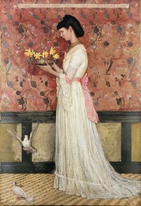 Fru Ingram Bywater d. 1908, 1872 av Walter Crane