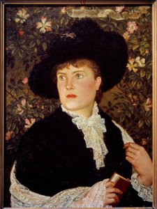 Portrett av Madame Walter Crane (? -1915) etter Mary Frances Maleri av Walter Crane (1845-1915) 1882 Søn. 0,78x0,56 m Paris, musee d'Orsay av Walter Crane