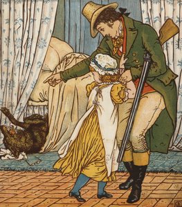 Rødhette (farge litho) av Walter Crane