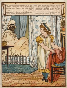 Rødhette (farge litho) av Walter Crane