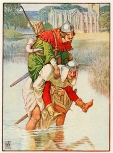 Robin Hood og Father Tuck av Walter Crane