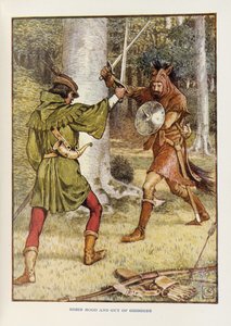 Robin Hood og Guy of Gisborne av Walter Crane