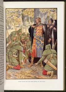 Robin Hood før Richard I av Walter Crane