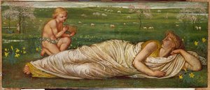 Jorden og våren, 1875 av Walter Crane