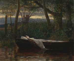 The Lady of Shalott [1862, Royal Academy of Arts, London, utstillingskatalog] av Walter Crane