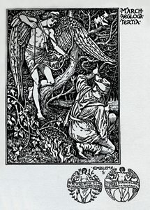 Shepheards-kalenderen – mars 1898, 1923 av Walter Crane