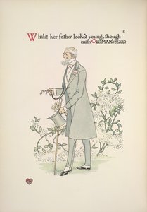 Faren til bruden i morgenkjole av Walter Crane