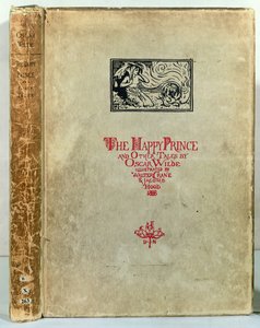 Tittelsiden til The Happy Prince and Other Tales av Oscar Wilde, 1888 av Walter Crane