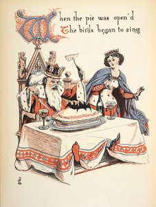 Da paien var åpnet begynte fuglene å synge. av Walter Crane