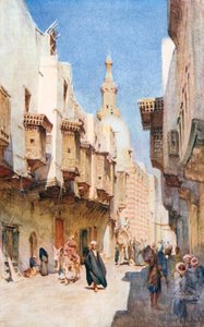 El-Fouyateah, Kairo (litho-farge) av Walter Frederick Roofe Tyndale