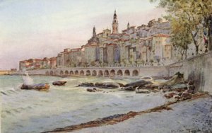 Mentone, fra Garavan av Walter Frederick Roofe Tyndale