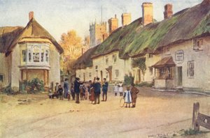 Wessex: Puddletown (fargelitografi) av Walter Frederick Roofe Tyndale