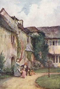 Wessex: Westwood Manor House (fargelitografi)