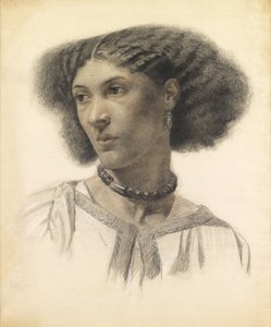 Fru Fanny Eaton (farget kritt på papir) av Walter Fryer Stocks
