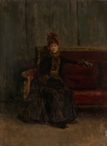Sittende dame