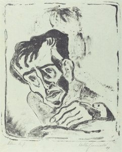 portrett dr Flott, 1919. av Walter Gramatte