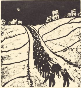 Gravferd, 1916. av Walter Gramatte