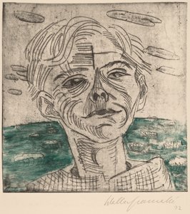 Man at the Sea, Self-portrait Man at the Sea, Selvportrett, 1923.