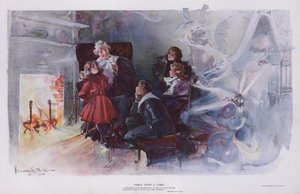Det var en gang: Bestemor forteller barnebarna en historie (farge litho)