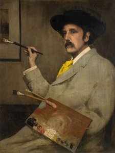 Portrett av kunstneren, 1910.