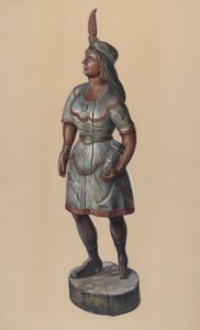 Sigarbutikk indisk, ca. 1937.