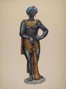 Nubisk slavefigur, ca. 1937.