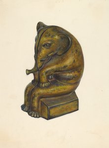 Lekebank: Elephant, ca. 1939. av Walter Hochstrasser