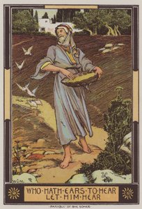 Såmannen (farge litho)