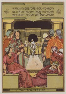 De ti jomfruer (farge litho)