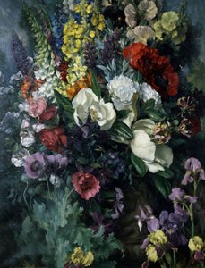 Stilleben av blomster av Walter John James