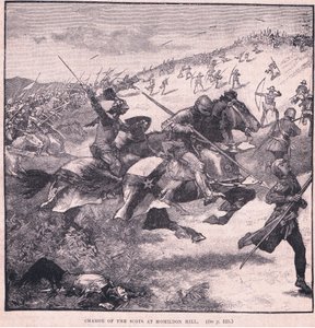 Anklagen mot skottene ved Homildon Hill AD 1402 av Walter Paget
