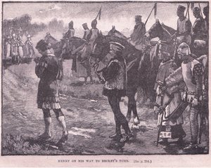 Henry på vei til Beckets grav 1174 e.Kr av Walter Paget
