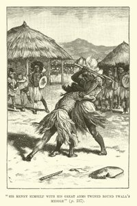 Illustrasjon for King Solomons Mines av H Rider Haggard av Walter Paget