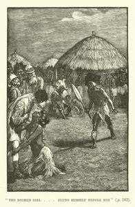 Illustrasjon for King Solomons Mines av H Rider Haggard av Walter Paget