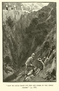 Illustrasjon for King Solomons Mines av H Rider Haggard av Walter Paget