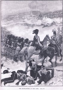 Høylanderne ved Alma 1854 e.Kr av Walter Paget