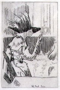 Cafe Royal i London (gravering) av Walter Richard Sickert